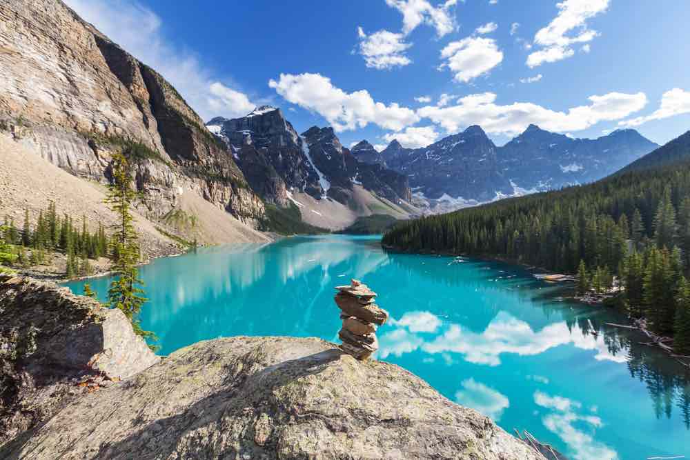 Uitzicht over Banff National Park